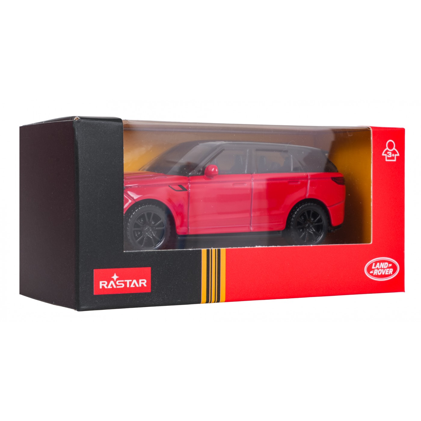 Kovové auto 1:43 Range Rover Sport SV červené RASTAR