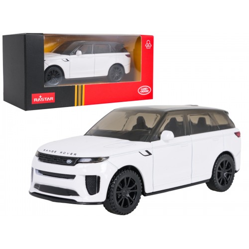 Kovové auto 1:43 Range Rover Sport SV bielej farby RASTAR