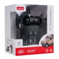 Kovové auto/robot 2v1 1:32 Land Rover Defender čierny RASTAR