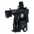 Kovové auto/robot 2v1 1:32 Land Rover Defender čierny RASTAR