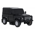 Kovové auto/robot 2v1 1:32 Land Rover Defender čierny RASTAR