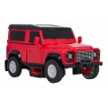 Autíčko/robot 2 v 1 v mierke 1:32 Land Rover Defender červený RASTAR