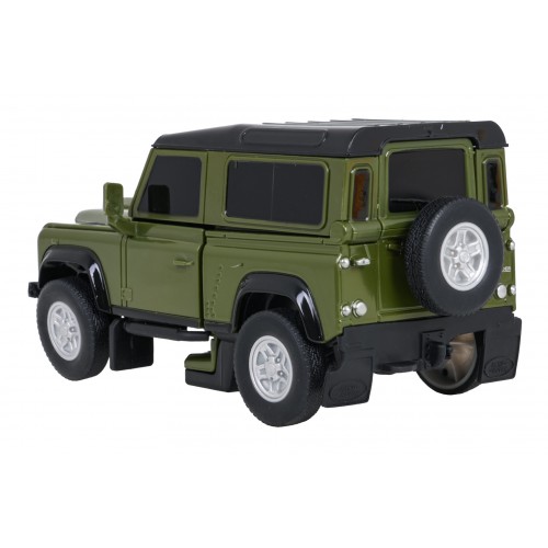 Autíčko/robot 2 v 1 v mierke 1:32 Land Rover Defender zelený RASTAR