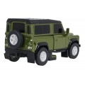 Kovové auto/robot 2v1 1:32 Land Rover Defender zelený RASTAR