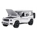 Kovové auto 1:24 Mercedes AMG G63 biele RASTAR