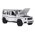 Kovové auto 1:24 Mercedes AMG G63 biele RASTAR