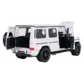 Kovové auto 1:24 Mercedes AMG G63 biele RASTAR