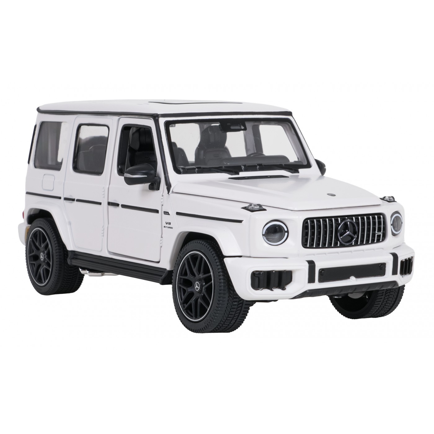 Kovové auto 1:24 Mercedes AMG G63 biele RASTAR