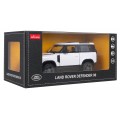 Kovové auto 1:24 Land Rover Defender 90 biele RASTAR