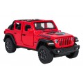 Kovové auto 1:32 Jeep Wrangler Rubicon Red RASTAR