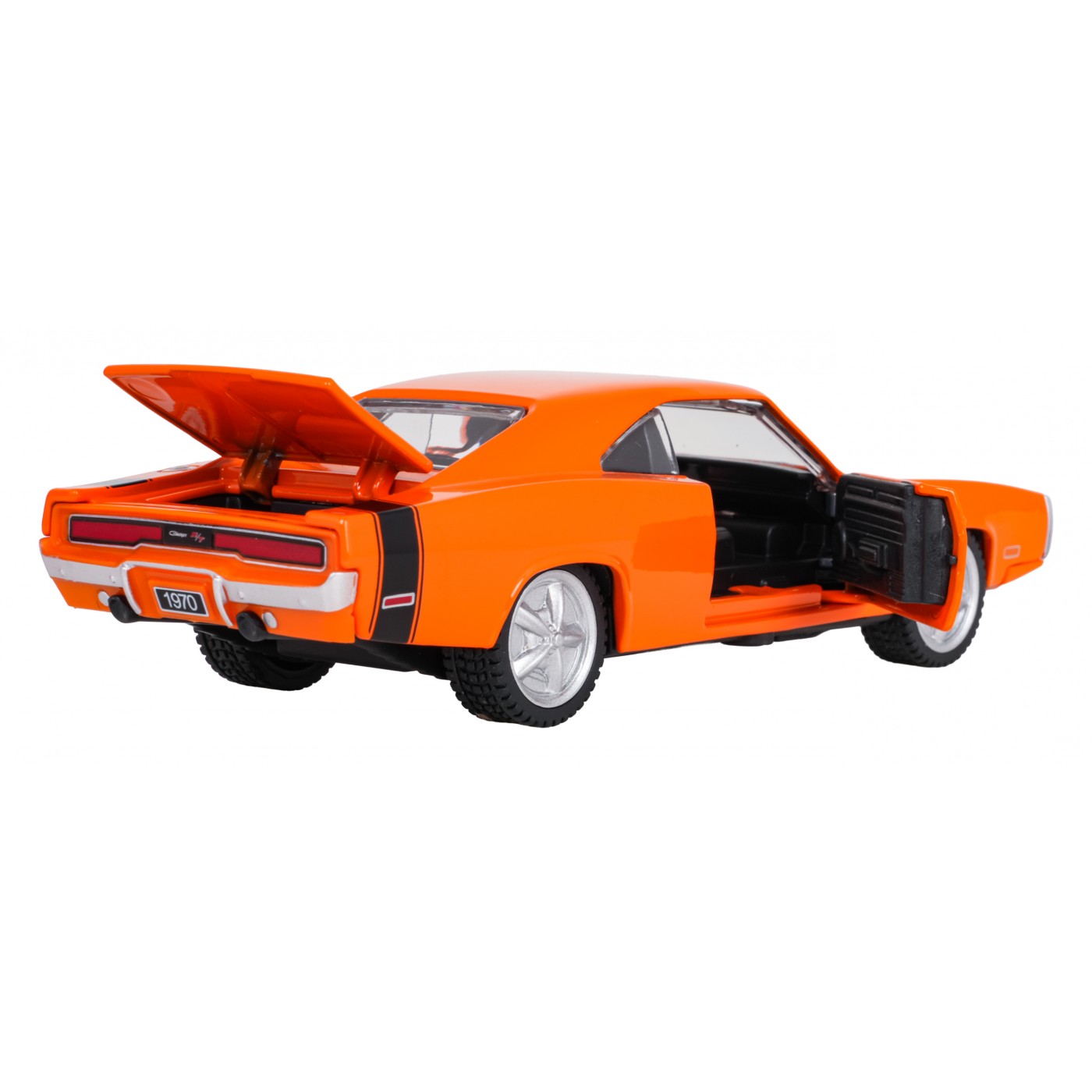 Kovové auto 1:36 1970 Dodge Charger R/T oranžové RASTAR
