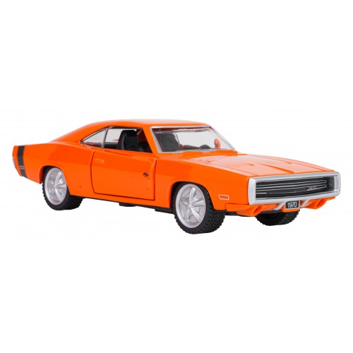Kovové auto 1:36 1970 Dodge Charger R/T oranžové RASTAR