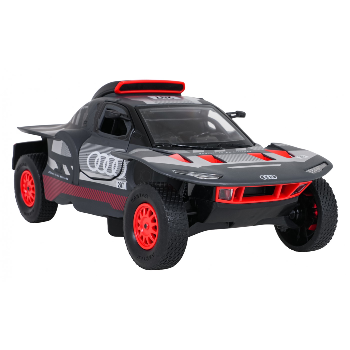 Kovové auto 1:32 AUDI RS Q e-tron sivé RASTAR