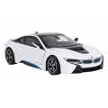 Kovové auto 1:24 BMW i8 bielej farby RASTAR