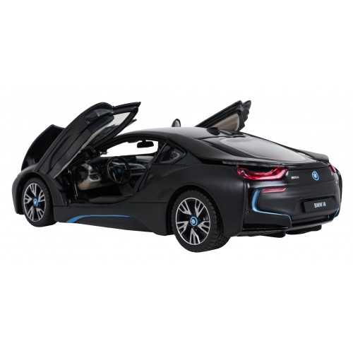 Kovové auto 1:24 BMW i8 čierne RASTAR