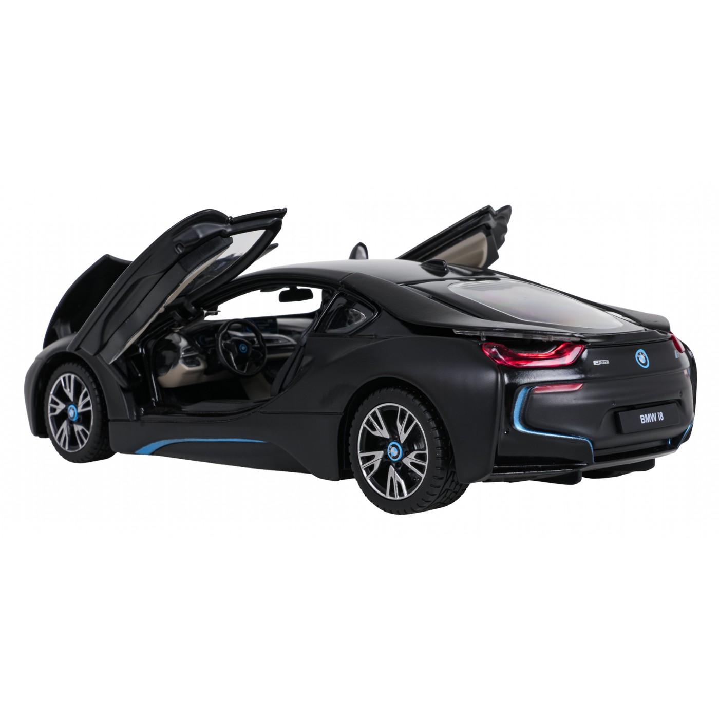 Kovové auto 1:24 BMW i8 čierne RASTAR