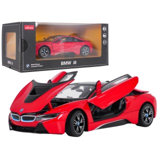 Metal Car 1:24 BMW i8 Red RASTAR