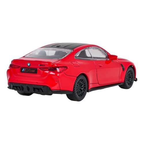 Kovové auto 1:43 BMW M4 CS červené RASTAR