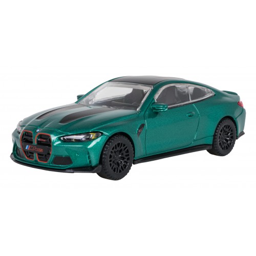 Kovové auto 1:43 BMW M4 CS zelené RASTAR