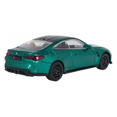 Kovové auto 1:43 BMW M4 CS zelené RASTAR