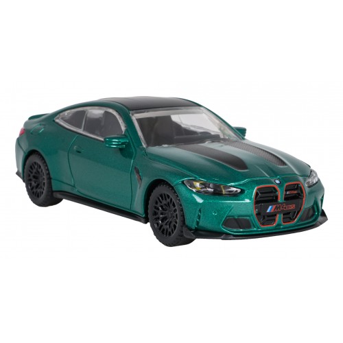 Kovové auto 1:43 BMW M4 CS zelené RASTAR