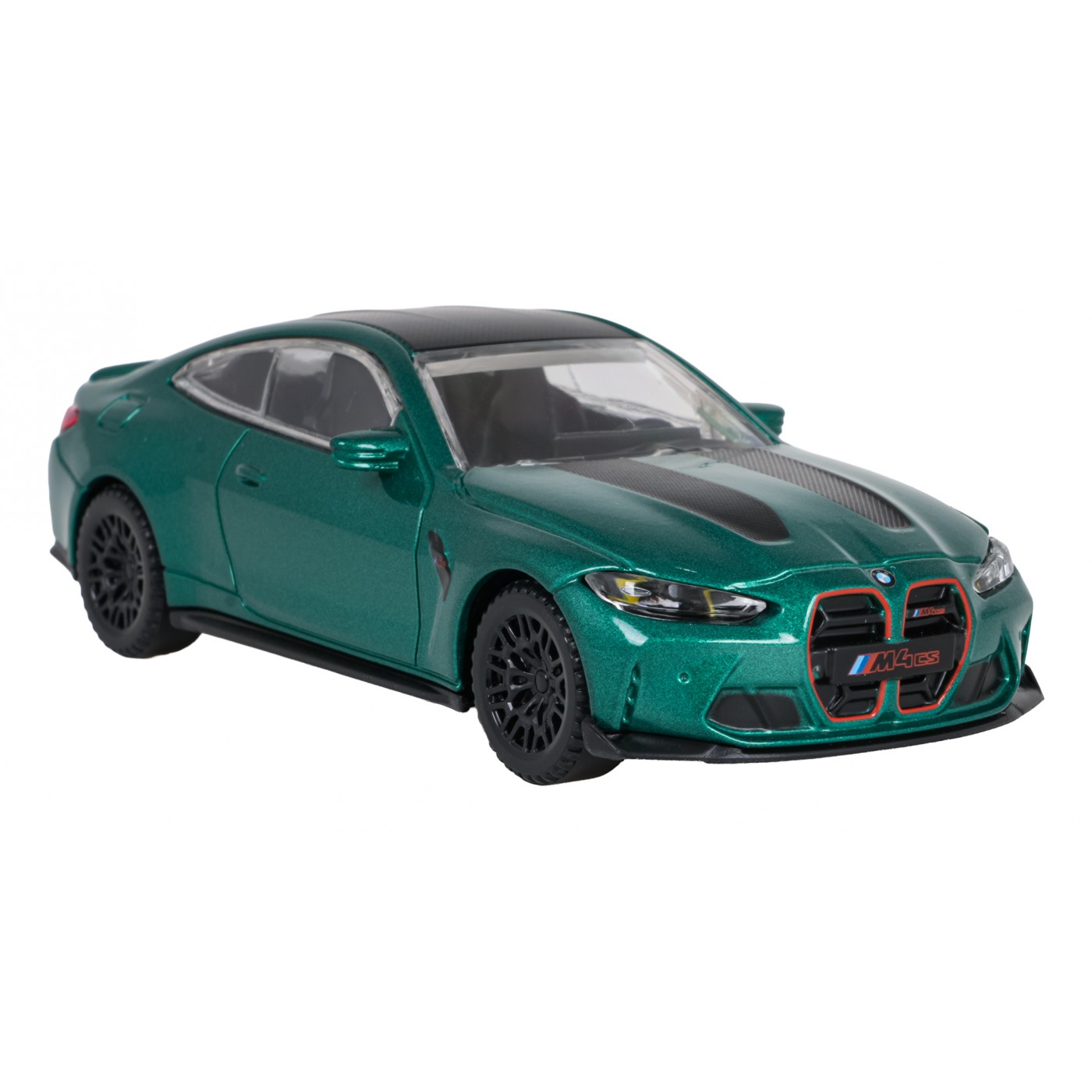 Kovové auto 1:43 BMW M4 CS zelené RASTAR