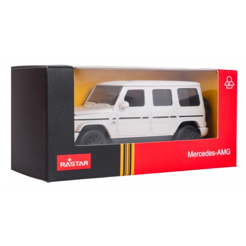 Kovové auto 1:43 Mercedes AMG G63 biele RASTAR