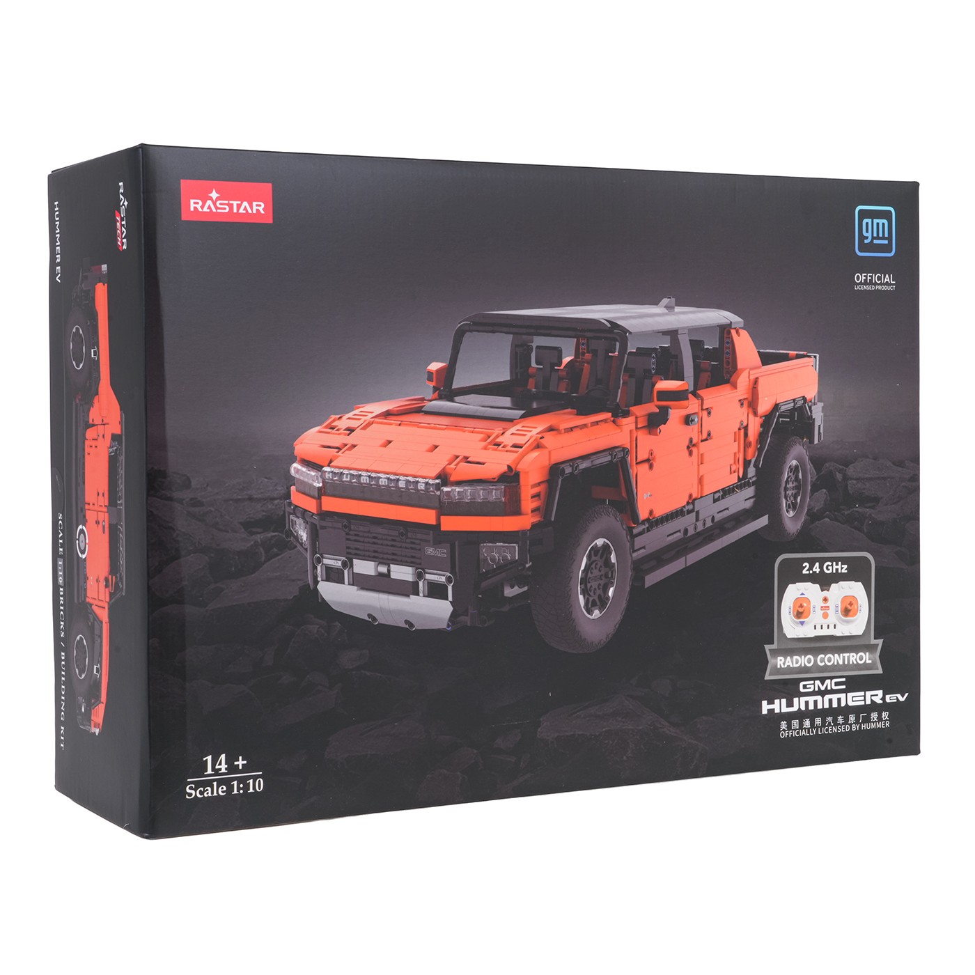 Bloky R/C Auto 1:10 Hummer EV Orange RASTAR