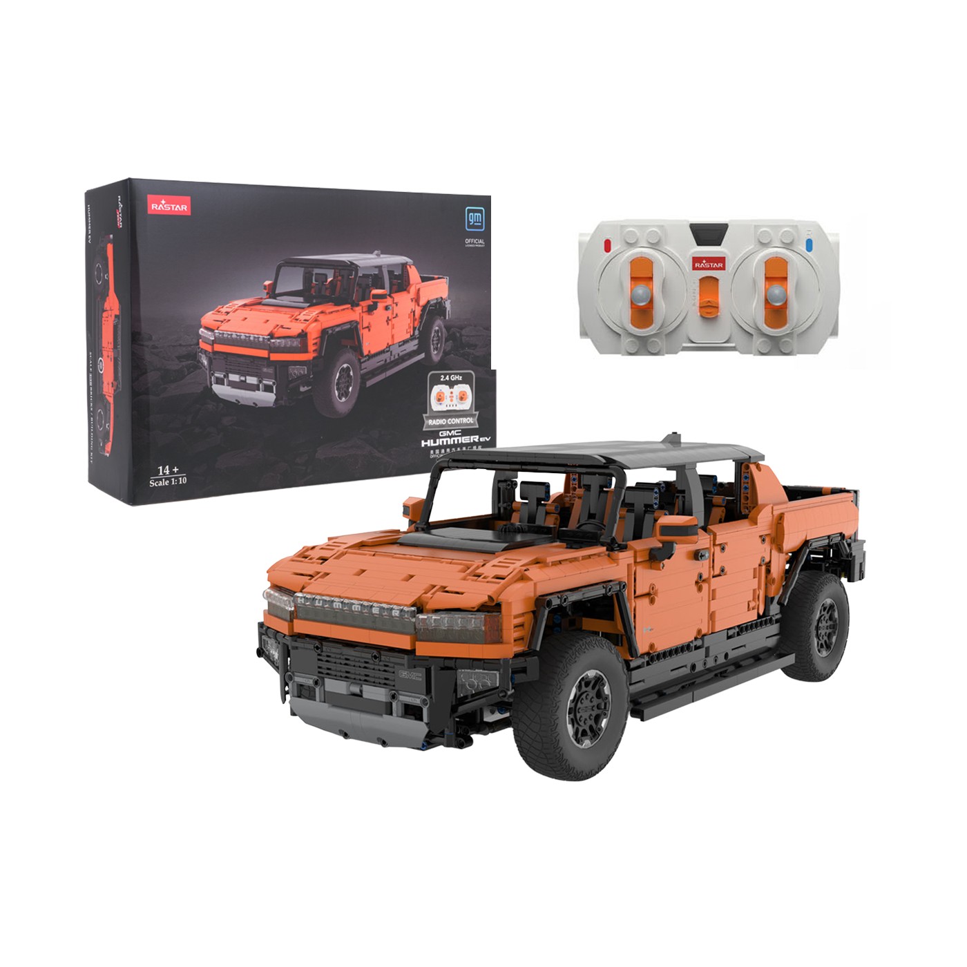 Bloky R/C Auto 1:10 Hummer EV Orange RASTAR
