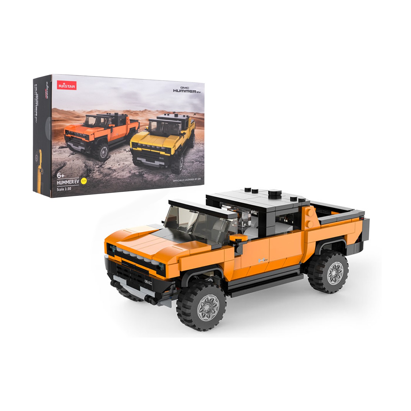 Bloky 1:30 Hummer EV Orange RASTAR