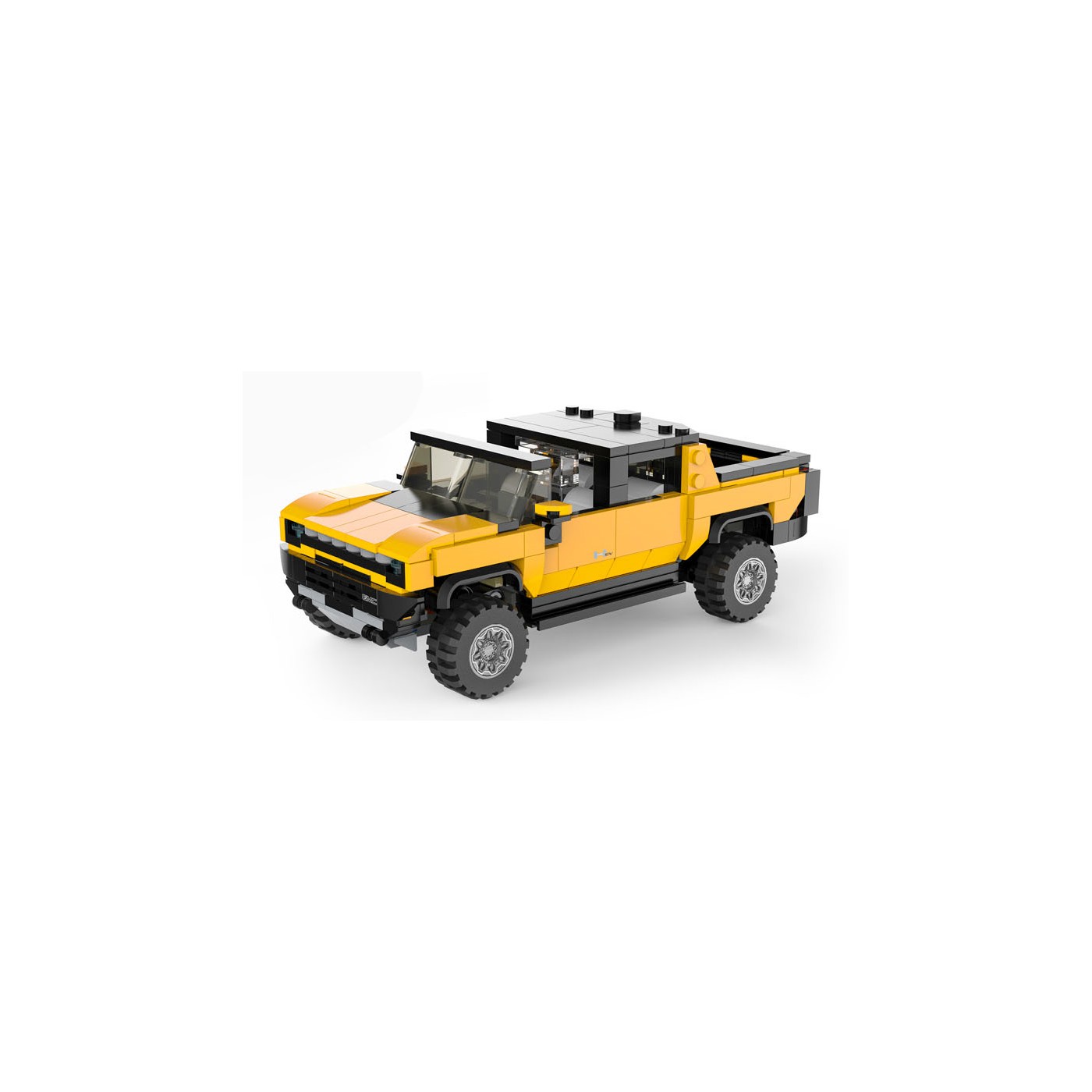 Autobloky 1:30 Hummer EV Žltý RASTAR