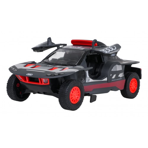 Kovové auto 1:24 AUDI RS Q e-tron sivé RASTAR