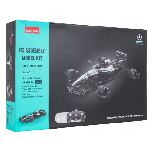 Stavebnica RC auta Mercedes-AMG F1 W16 E Performance 1:16 čierna RASTAR