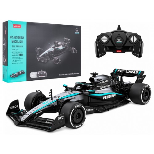Stavebnica RC auta Mercedes-AMG F1 W16 E Performance 1:16 čierna RASTAR