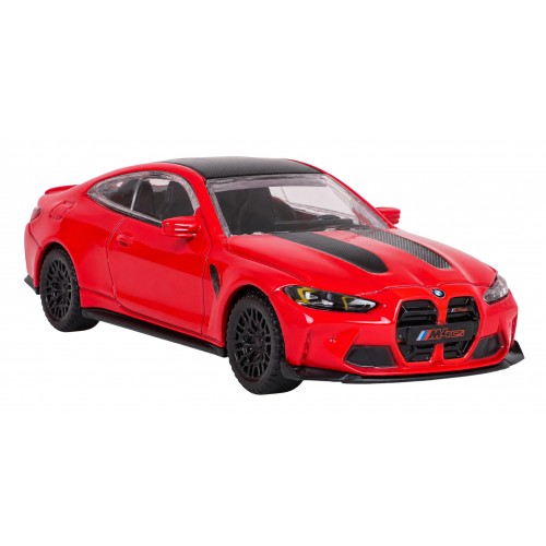 Kovové auto 1:43 BMW M4 CS červené RASTAR