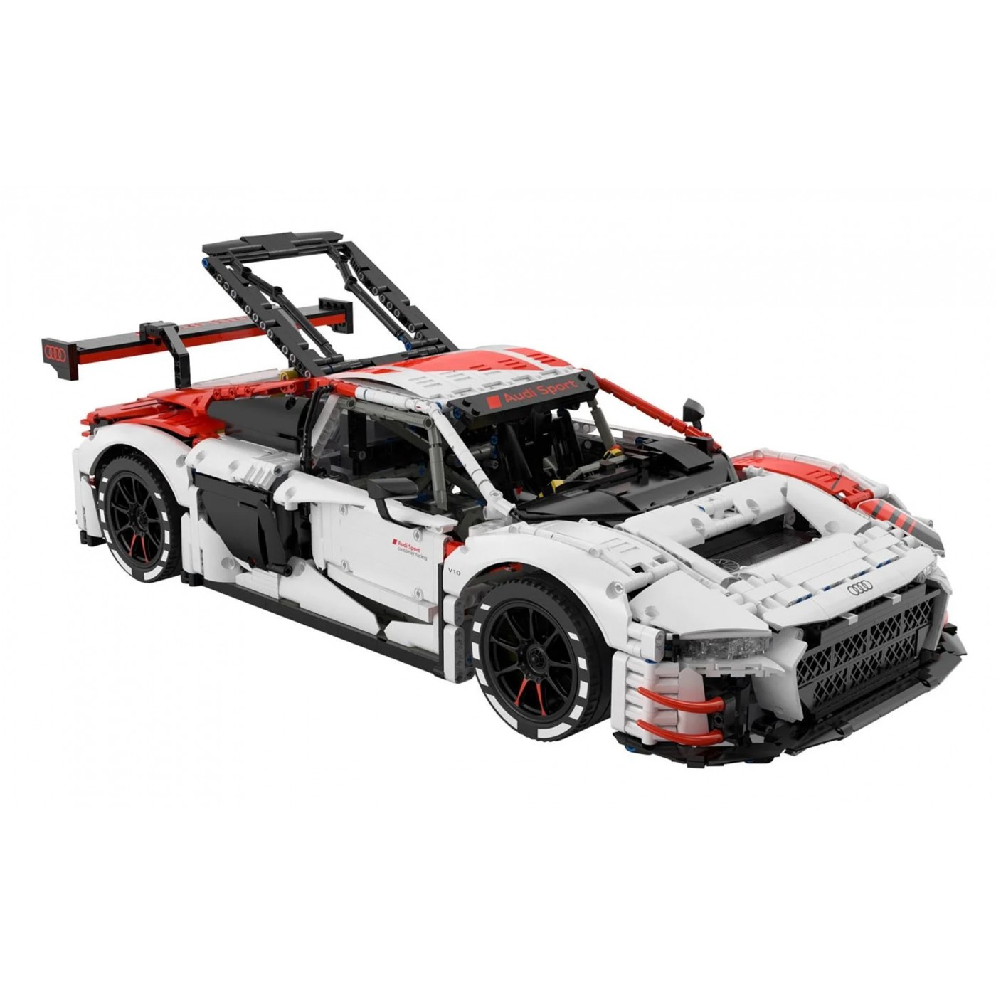 Autobloky 1:8 Audi R8 LMS GT3 biele RASTAR