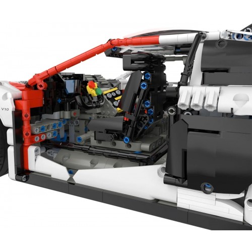 Autobloky 1:8 Audi R8 LMS GT3 biele RASTAR