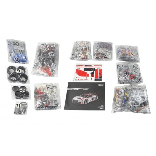 Autobloky 1:8 Audi R8 LMS GT3 biele RASTAR