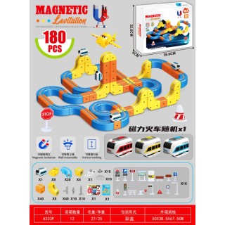 Magnetické farebné železnice 180el.
