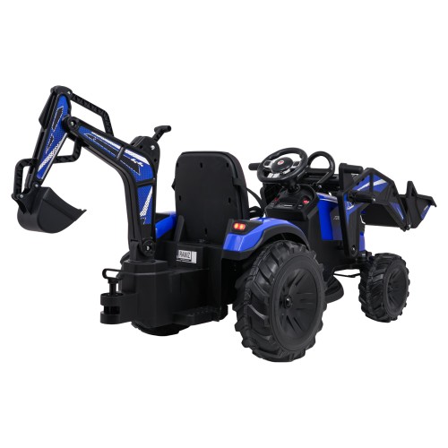 Traktor s prívesom 720-T modrý