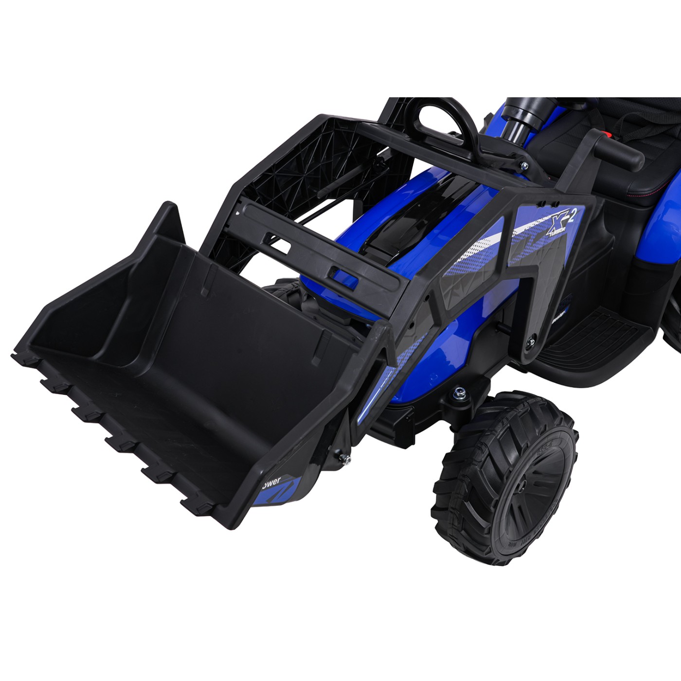 Traktor s prívesom 720-T modrý
