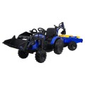 Traktor s prívesom 720-T modrý