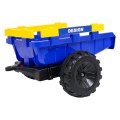 Traktor s prívesom 720-T modrý