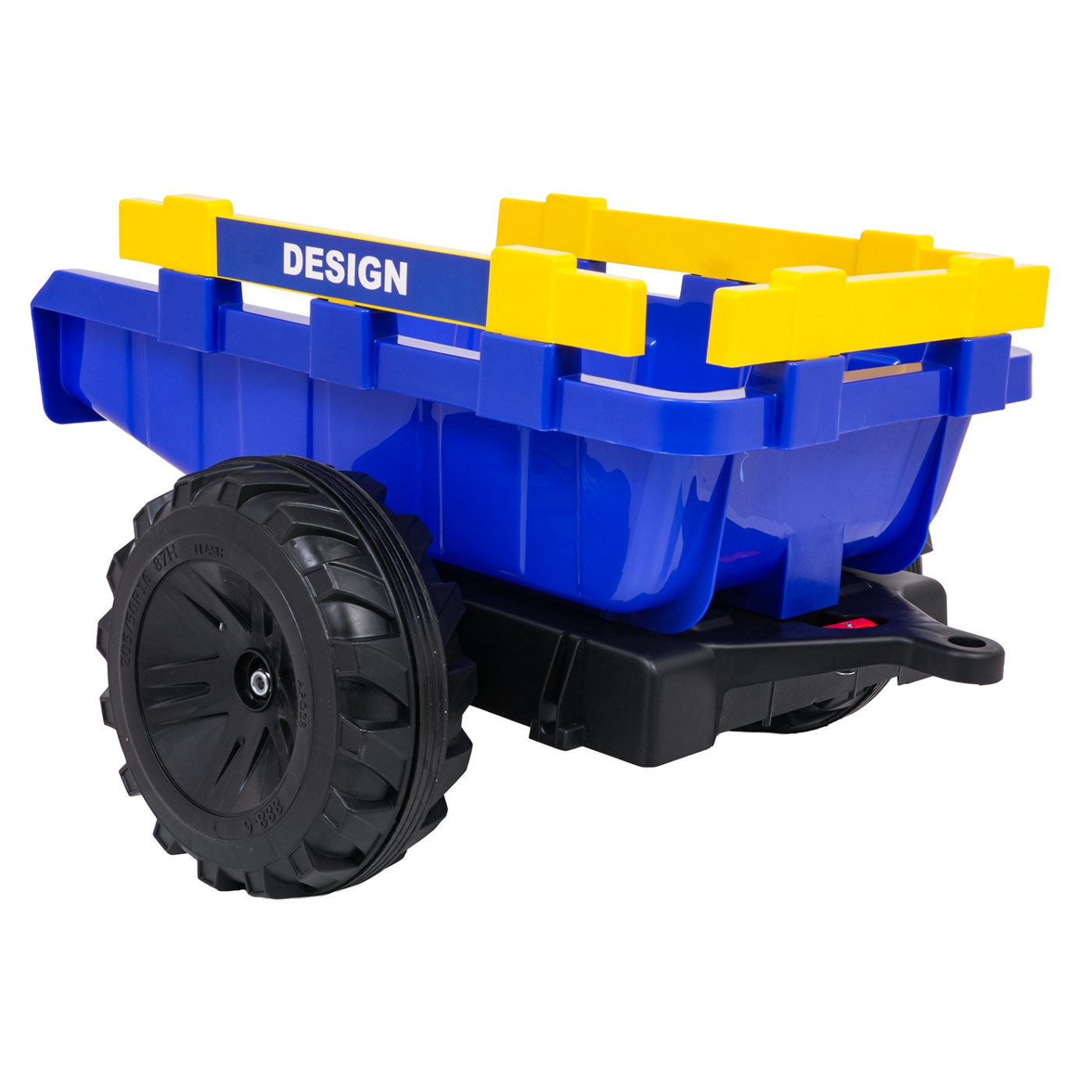 Traktor s prívesom 720-T modrý