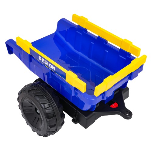 Traktor s prívesom 720-T modrý