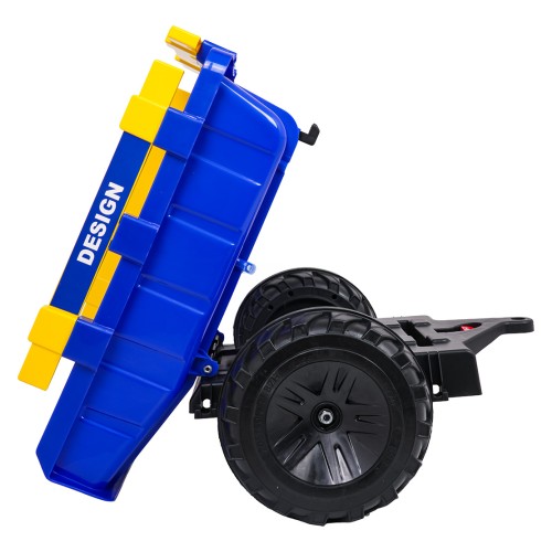 Traktor s prívesom 720-T modrý