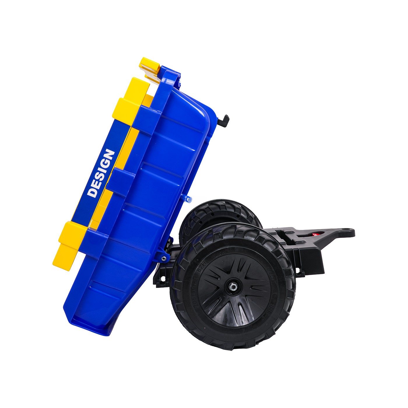 Traktor s prívesom 720-T modrý