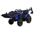 Traktor s prívesom 720-T modrý