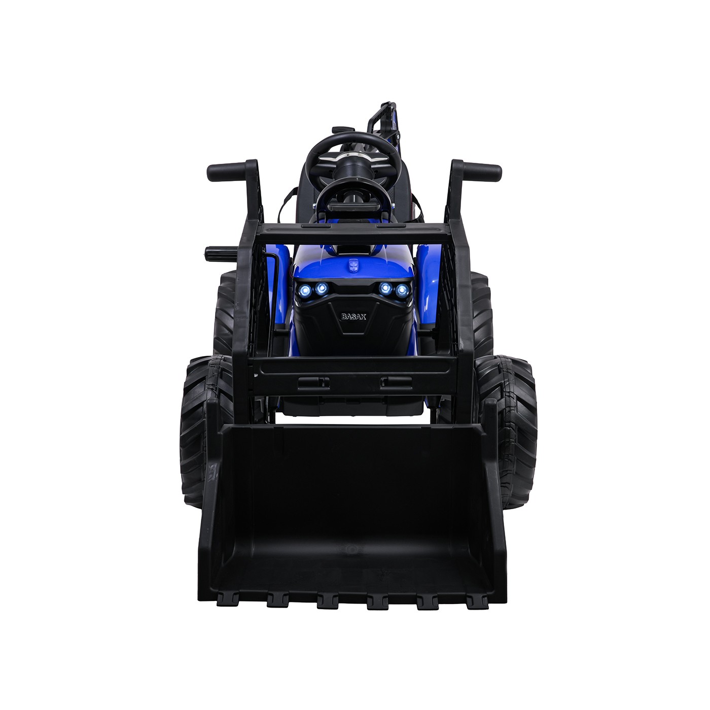 Traktor s prívesom 720-T modrý