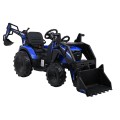 Traktor s prívesom 720-T modrý